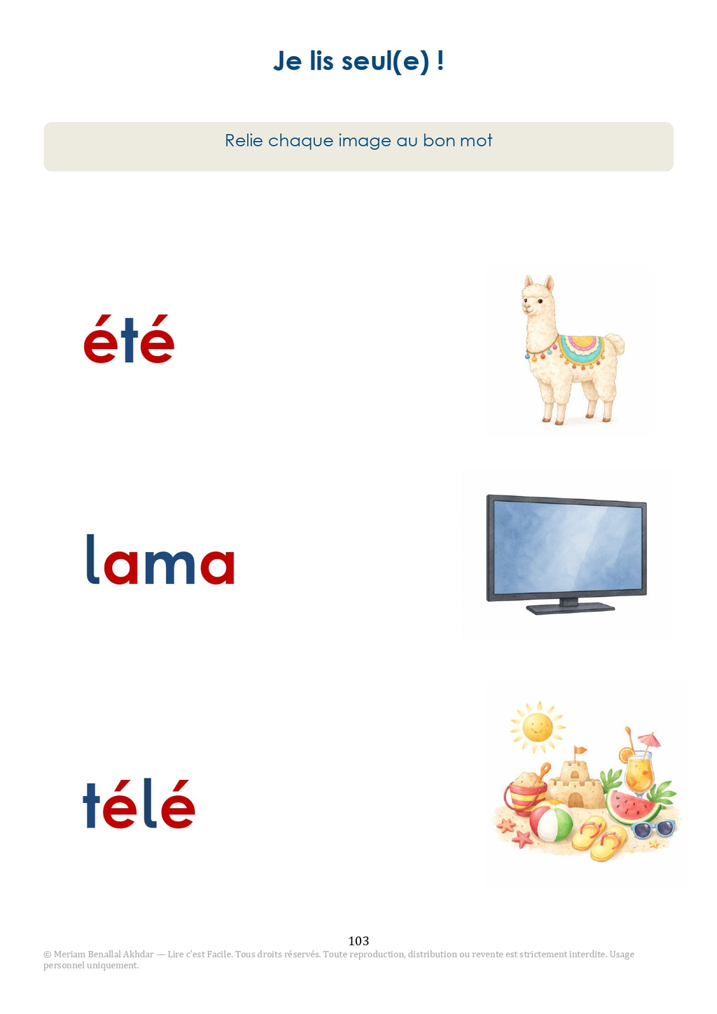Page 104 - Activité Lire c'est Facile Édition d'Été