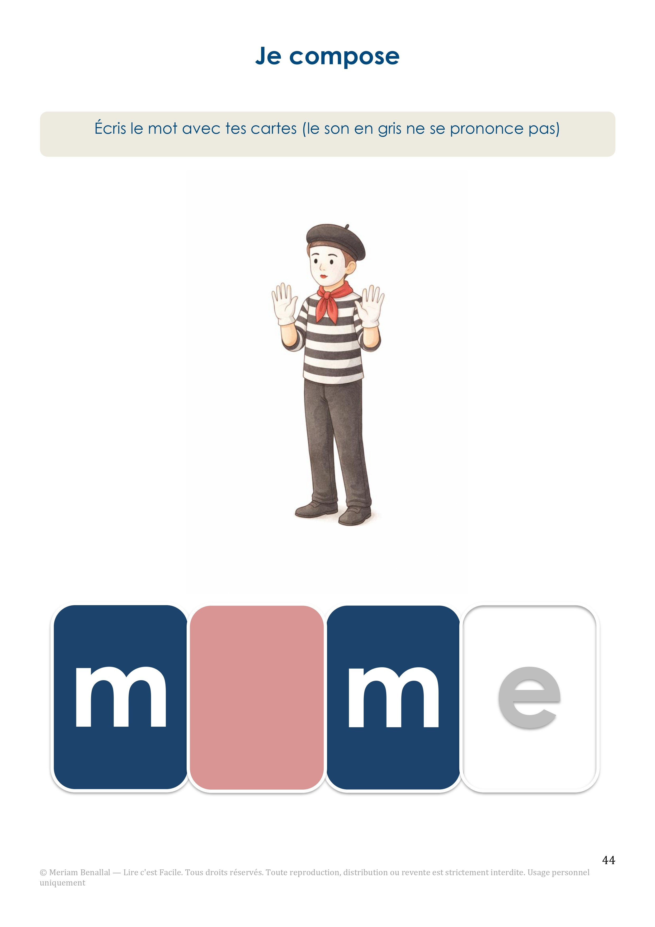 Script parent pour guider l'apprentissage de la lecture